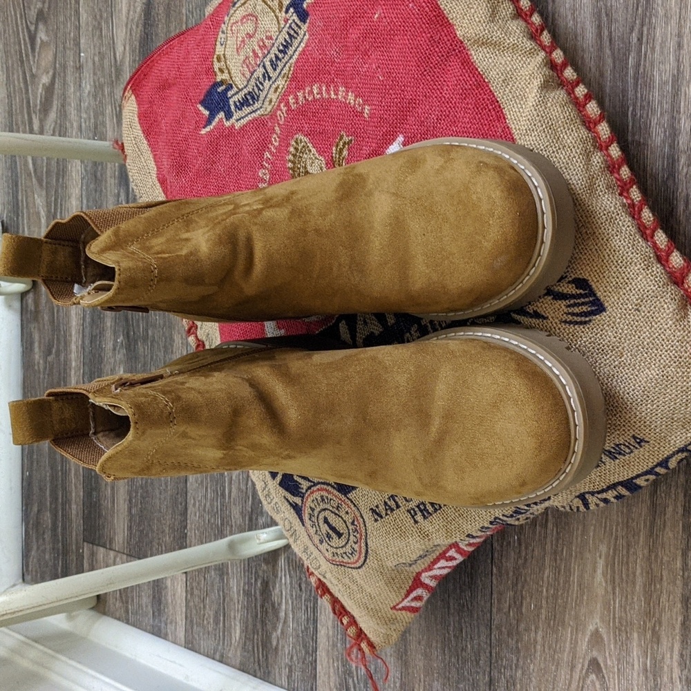 Tan Booties